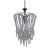 1960s Parachute Chandelier With Graduated Chain Crystals For Sale