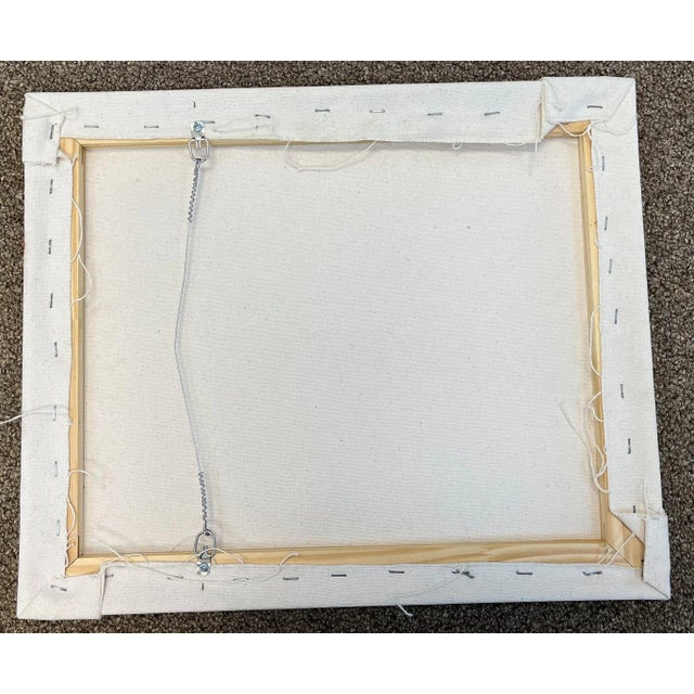 Celebration of Spring, Abstract Painting Signed by Artist For Sale - Image 4 of 4