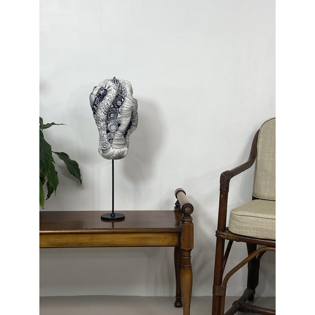 Sculpture Art Textiles Ref Stone, 2023, Canvas For Sale - Image 11 of 17