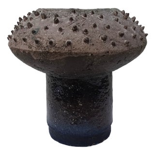 Belgian Brutalist Ceramic Vase attributed to Paul de Bruyne, 1960s For Sale