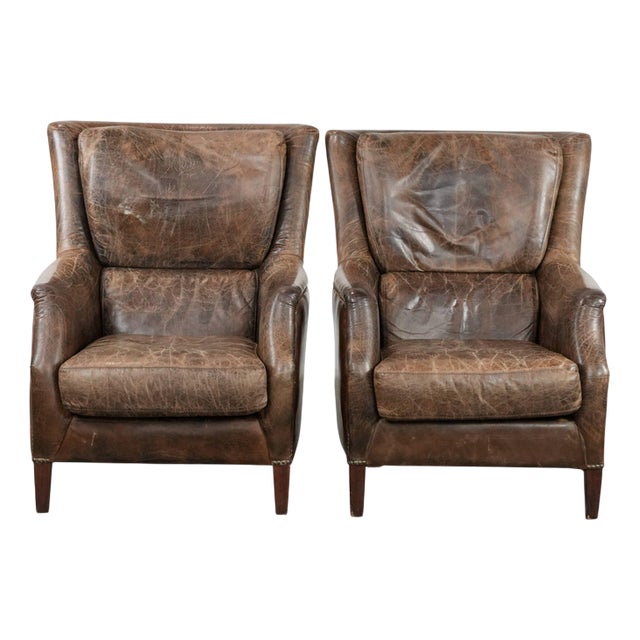 Vintage Cowhide Chairs, Set of 2 For Sale