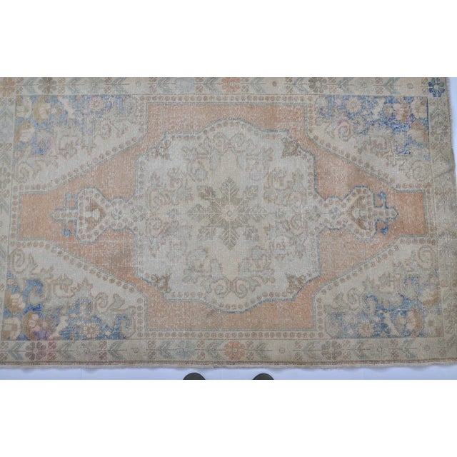 Oushak Handknotted Wool Carpet For Sale - Image 4 of 10