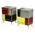 Stained Glass Bedside Tables, 1980s, Set of 2 For Sale - Image 3 of 7