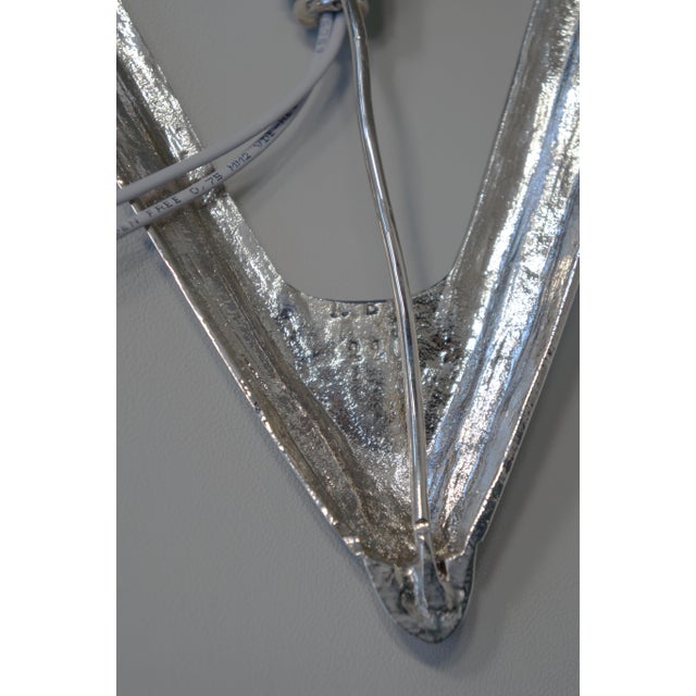 French Art Deco Wall Sconces by Jean Gauthier & A. Bloch 1920s France - A Pair For Sale - Image 9 of 12