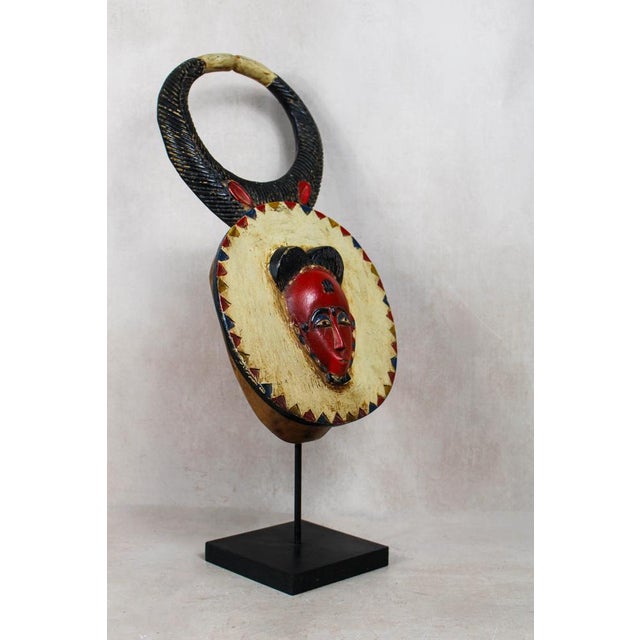 Original natural and hand made from the Ivory Coast, Africa. Baule masks correspond to three types of dances, the gba gba,...