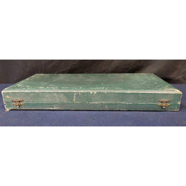 Victorian Antique Continental Silver w/ Gold Wash Dessert Set For Sale - Image 3 of 12