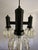 Mid-Century Modern Four-Light Chandelier with Glass Shades from Svetila Kozole, Yugoslavia, 1975 For Sale - Image 12 of 18