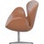 Swan Sofa in Cognac Leather by Arne Jacobsen, 2000s For Sale - Image 12 of 15
