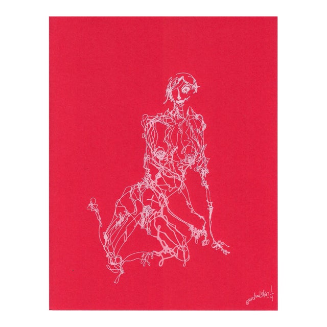 Michael Alan, Buck Naked, 2021, Silkscreen on Paper For Sale