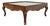 John Widdicomb French Provincial Louis XV Carved Walnut Parquet Top Coffee Table For Sale