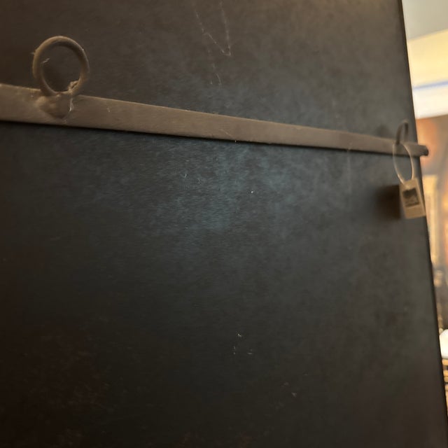 Bid K Home Paned Glass Floor Mirror For Sale - Image 10 of 12