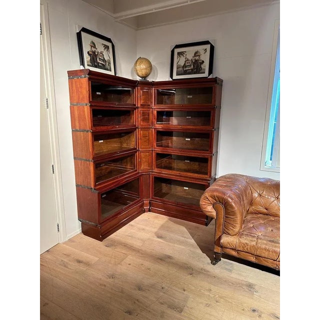 Antique Modular Bookcase from Globe Wernicke, 1890s, Set of 20 For Sale - Image 13 of 13