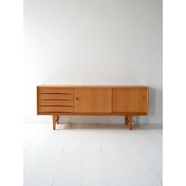 Swedish Oak Ulvo Sideboard by Erik Wørts for Ikea, 1960s For Sale - Image 11 of 11
