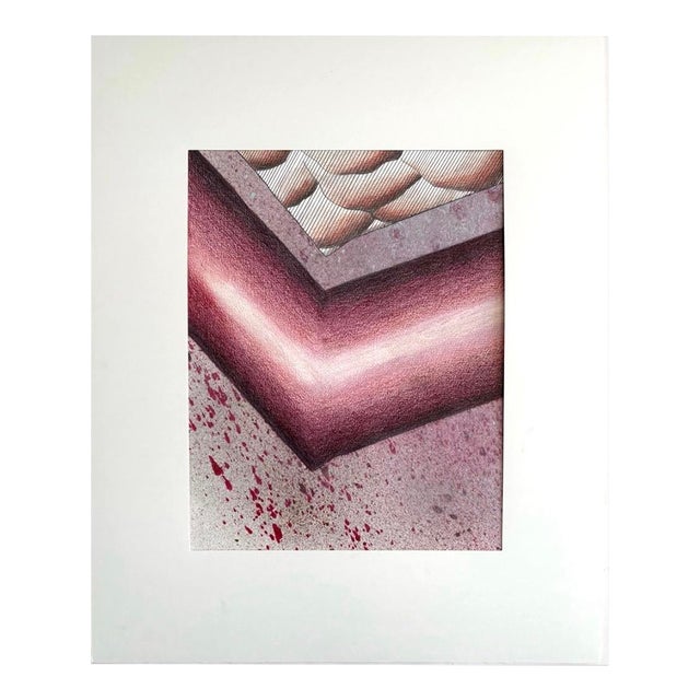 Barbara Beck Graphite and Watercolor on Paper For Sale