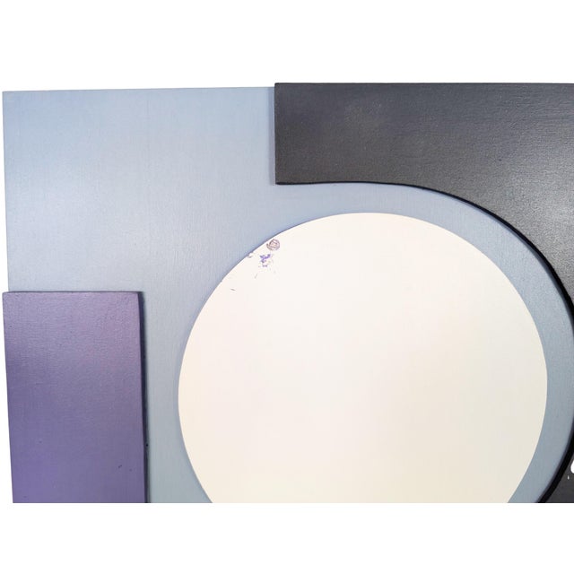 Contemporary Charlotte Möck, Abstract Composition with Geometric Shapes, 1968, Framed For Sale - Image 3 of 6