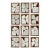 2026 Contemporary Set of Twelve Abstract Paintings on Cotton Paper by Artist r.k. Red For Sale