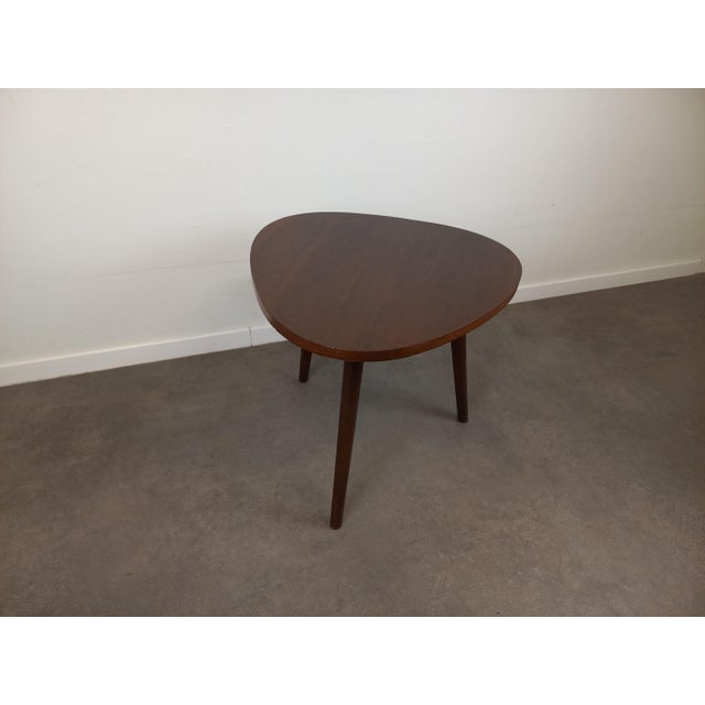 Wood Wood Tripod Side Table, 1950s For Sale - Image 7 of 14
