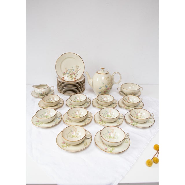 Swedish Porcelain Tea or Coffee Service for 10 from Hackefors, 1960s, Set of 37 For Sale - Image 10 of 10