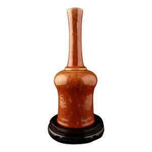 Early 20th Century Chinese Porcelain Red Flambe Yaolingzun