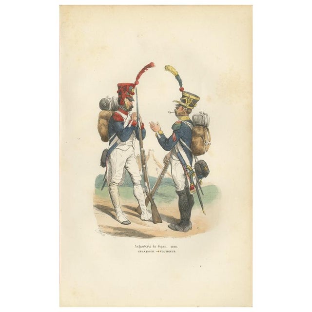 After Horace Vernet, Grenadier and Voltigeur, 1843, Paper For Sale - Image 10 of 10