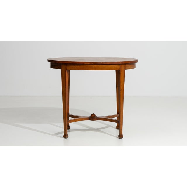 French Sheraton Revival Side Table, Inlaid Wood, Circa 1900 For Sale - Image 11 of 13