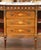 French Mid-Century French Louis XVI Marquetry Marble-Top Commode À L’Anglaise For Sale - Image 3 of 12
