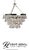 Robert Abbey Bling Chandelier Style S100. Gorgeous Glass Drop Fixture Triple Mint Condition Flexible Design Finish:...