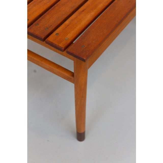 Danish Modern Side Tables in Teak and Beech, 1950s, Set of 2 For Sale - Image 12 of 18