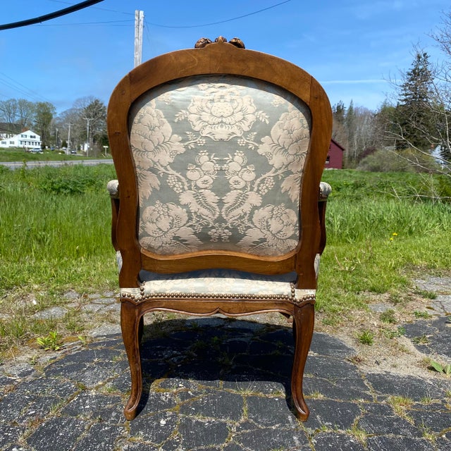 19th Century Highly Carved Armchairs From South of France- A Pair For Sale In Portland, ME - Image 6 of 13