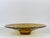 Large Art Deco Revival Amber Glass Floral Centerpiece Bowl, 1960s For Sale - Image 6 of 14