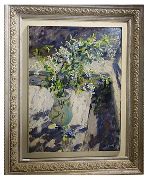 Georgij Moroz, Wild Cherry, Oil on Canvas, 1996