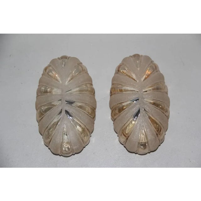 Mid-Century Bubble Glass Wall Lamps, 1960s, Set of 2 For Sale - Image 6 of 7