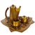 Metal Salvador Teran Brass & Copper Terrazzo Tea Service, 1950s - 7 Pieces For Sale - Image 7 of 7