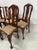 Antique Dutch Chairs in Marquetry Wood, 1800s, Set of 8 For Sale - Image 3 of 18