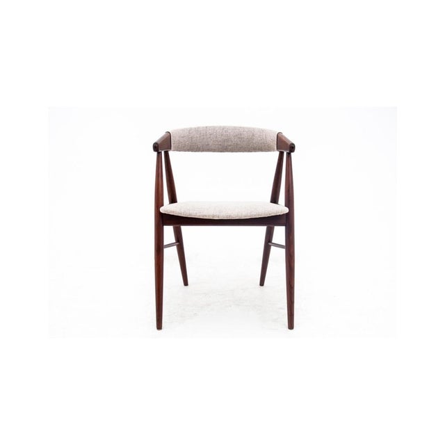 1960s Danish Teak Dining Chairs by Ejner Larsen & Aksel Bender Madsen, 1960s, Set of 4 For Sale - Image 5 of 12