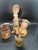 Early Vintage Kokeshi/Sakunami Doll Lot of Four, Handmade Japanese Ornamental For Sale In Washington DC - Image 6 of 10