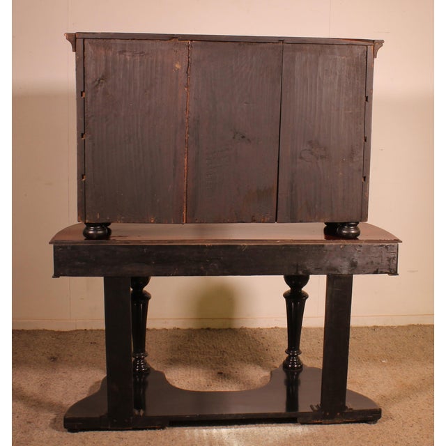 German Cabinet in Walnut For Sale - Image 4 of 17