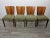 Art Deco Dining Chairs by Jindrich Halabala, 1940s, Set of 4 For Sale - Image 3 of 9