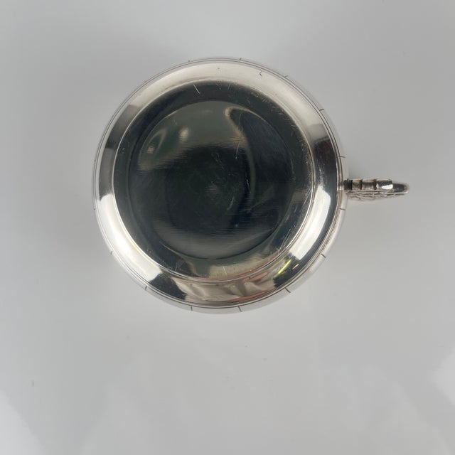 Art Deco Silver-Plated Cups and Saucers from Corbière & Vuillermoz, France, 1920s, Set of 4 For Sale - Image 18 of 18