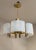 Art Deco Pendant Lamp Opaline the Art of Glass from Ribes, 1970s For Sale - Image 3 of 4
