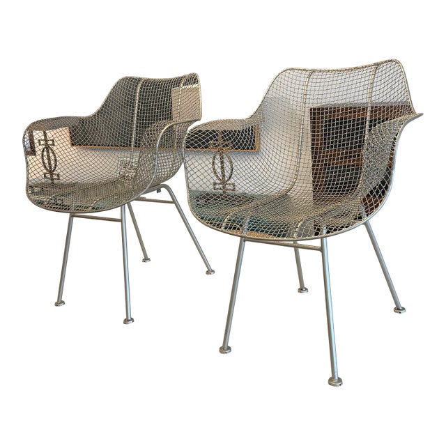 Russell Woodard Sculptura Lounge Chairs, Pair For Sale