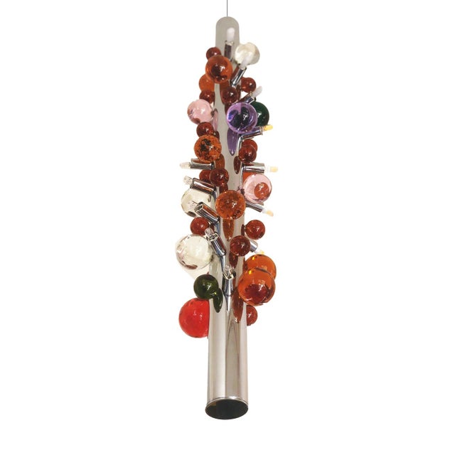 Contemporary Multicolour “Cactus” Murano Glass Sputnik Chandelier For Sale - Image 10 of 10