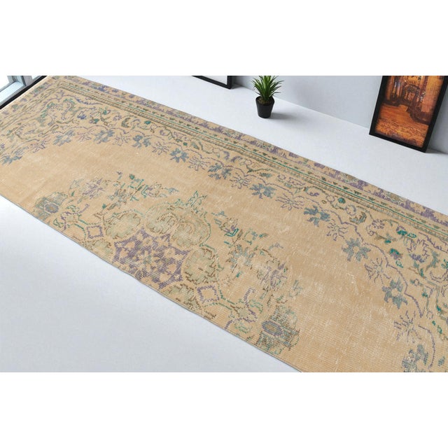 1960s Anatolian Kurdish Handknotted Runner For Sale - Image 9 of 10
