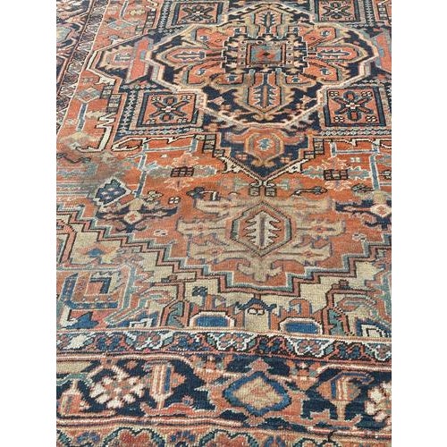 Large Antique Heriz Rug, 1890s For Sale - Image 12 of 18