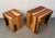 Mid 20th Century Pair of Mid 20th Century Solid Sheesham Wood Waterfall Side Tables For Sale - Image 5 of 9