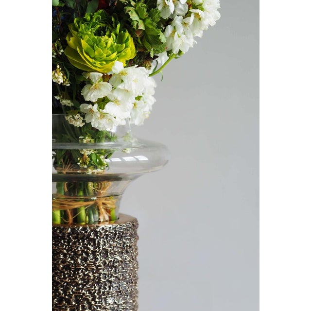Metal Bonanza Vase by Clément Thevenot For Sale - Image 7 of 10