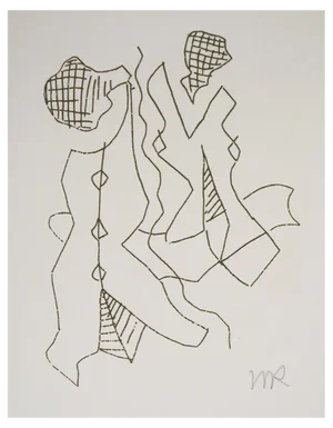 Man Ray, La Camaraderie: Eve, 1969, Original Etching