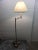 Brass Vintage French Style Brass Swing-Arm Floor Lamp & Shade by Frederick Cooper For Sale - Image 8 of 13