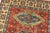 Kazak Runner 5’1” X 16’1” Red Wool Tribal Hand-Knotted Oriental Rug For Sale In Philadelphia - Image 6 of 14