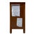 Nora 12 in. W Rectangular Wood 1 Door Narrow End Table with Pull-Out Tray, Walnut For Sale - Image 9 of 11